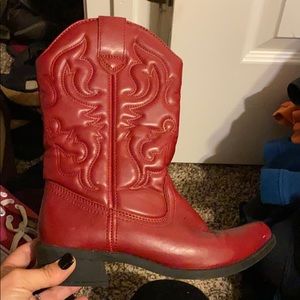 Red Rampage Boots